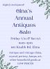 Annual Antique and Vintage Sale- Highly Anticipated!