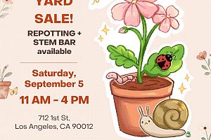 Yard Sale at Little Tokyo Florist