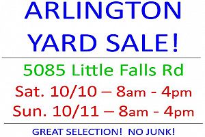 High-End Yard Sale in North Arlington
