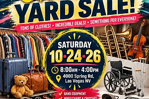 HUGH CHURCH YARD SALE - OCTOBER 24TH SATURDAY 8-4:00