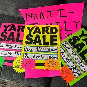 Yard sale photo in Shoreline, WA