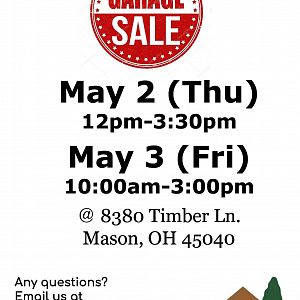 Yard sale photo in Mason, OH