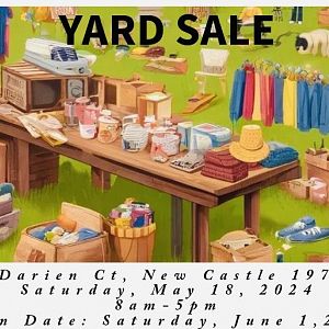 Yard sale photo in New Castle, DE