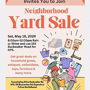 Yard sale photo in Royersford, PA