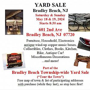 Yard sale photo in Bradley Beach, NJ