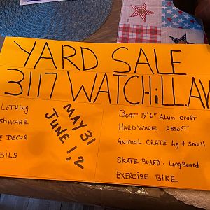 Yard sale photo in Medford, NY