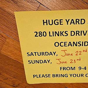 Yard sale photo in Oceanside, NY