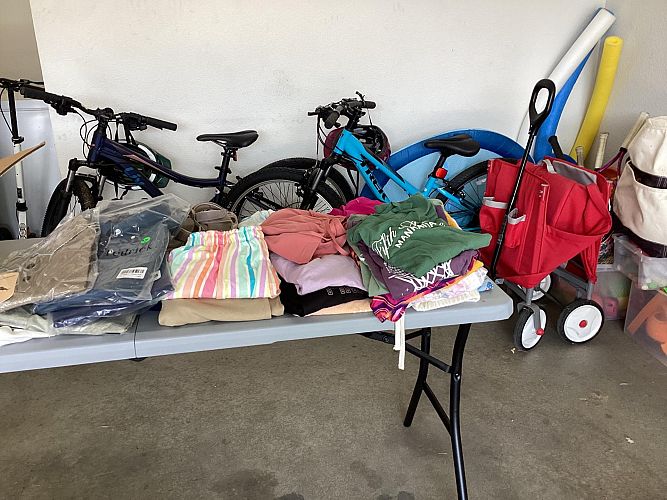 Super Extravagant Super Garage Sale (with lemonade and baked goods) photo