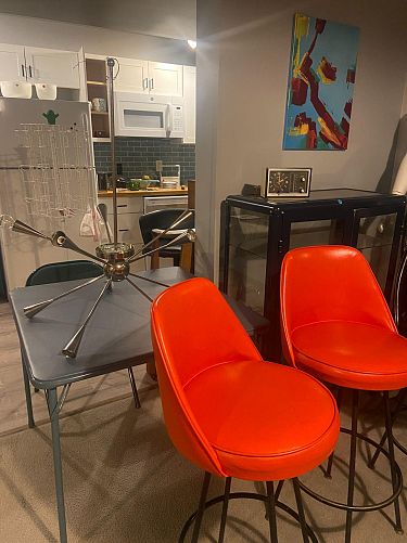 Estate Sale with lots of Mid Century Modern Items photo