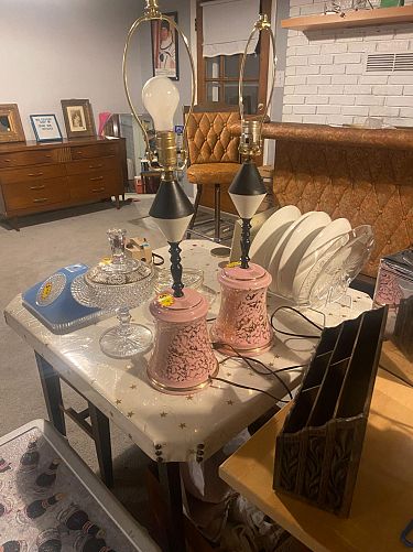 Estate Sale with lots of Mid Century Modern Items photo