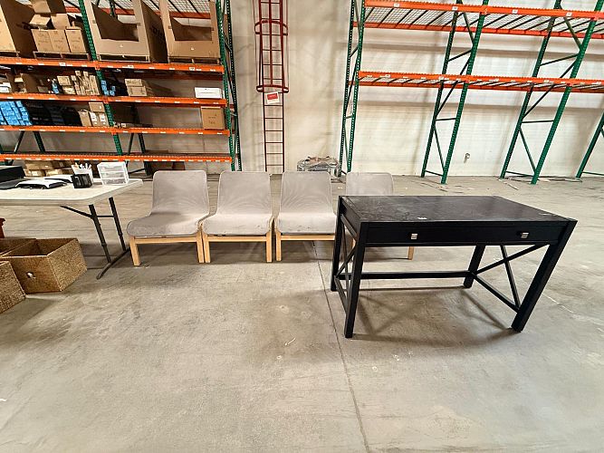 Warehouse Moving Sale - Furniture, Craft Supplies, Lighting Fixtures photo