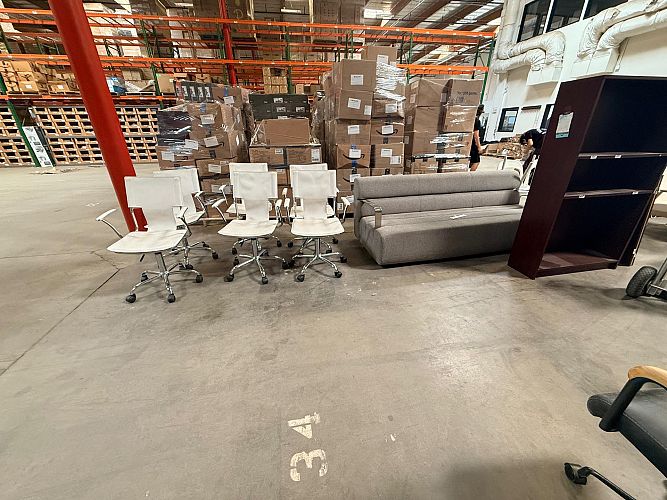 Warehouse Moving Sale - Furniture, Craft Supplies, Lighting Fixtures photo