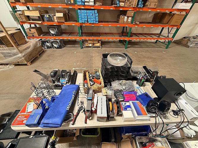 Warehouse Moving Sale - Furniture, Craft Supplies, Lighting Fixtures photo