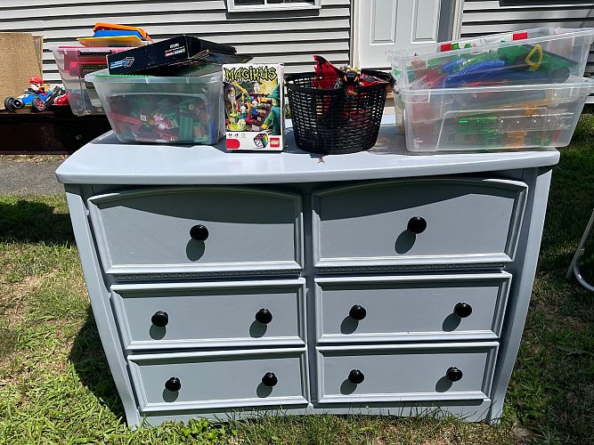 Legos, kids books, clothes photo