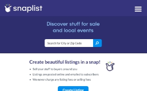 Snaplist.com screenshot